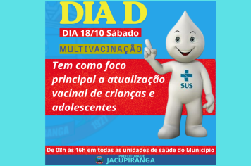 Dia D de Multivacinação