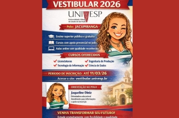 VESTIBULAR 2026 – UNIVESP | POLO JACUPIRANGA