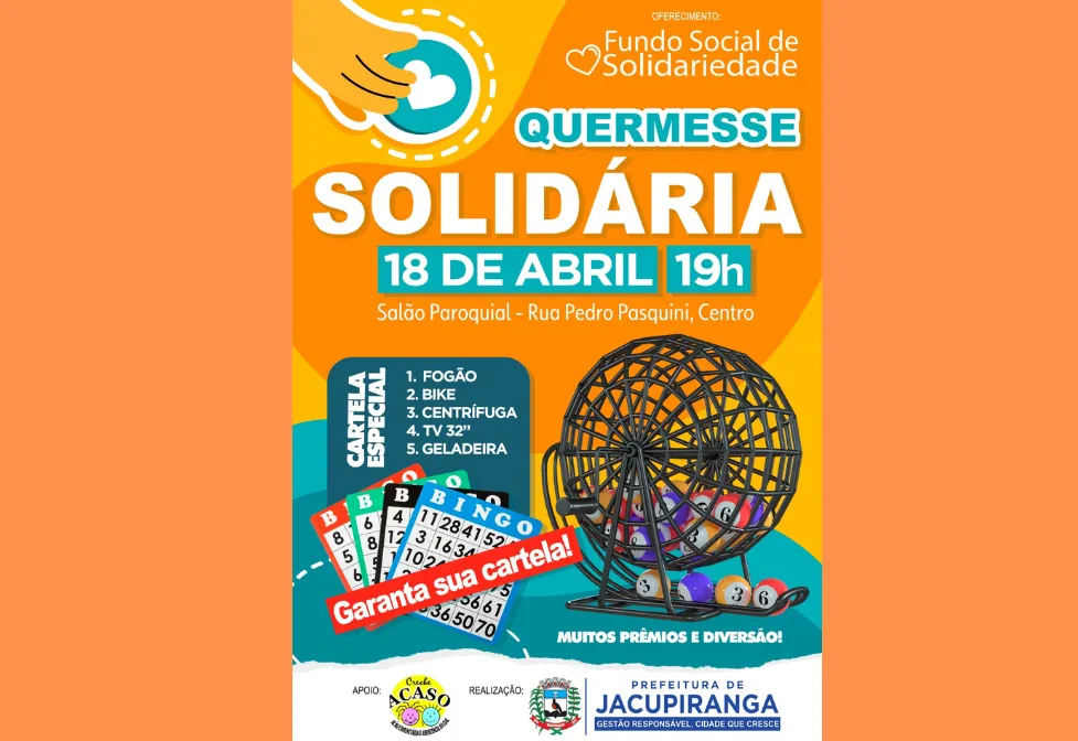 É HORA DE SOLIDARIEDADE E DIVERSÃO! 