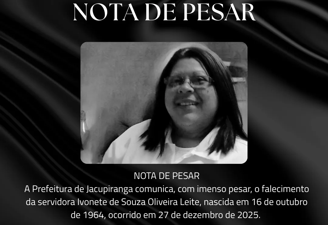 NOTA DE PESAR - IVONETE DE SOUZA OLIVEIRA LEITE