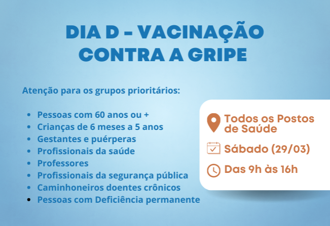 Dia D Campanha de Vacinação contra a Gripe