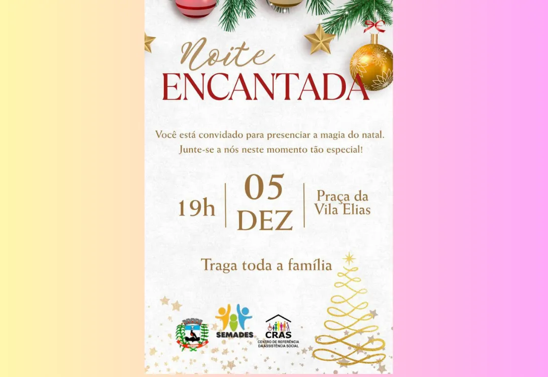 CONVITE – NOITE ENCANTADA DO CRAS