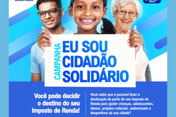 Campanha Destinação Solidária do Imposto de Renda 2023