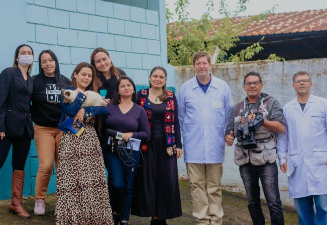 TV Tribuna registra ações do Zoonoses de Jacupiranga 