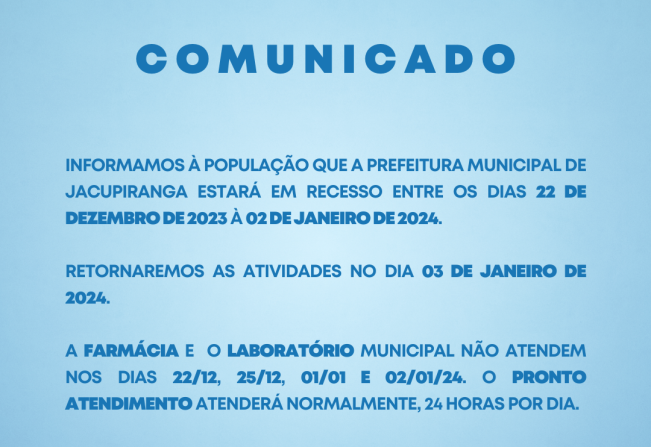 Comunicado Oficial